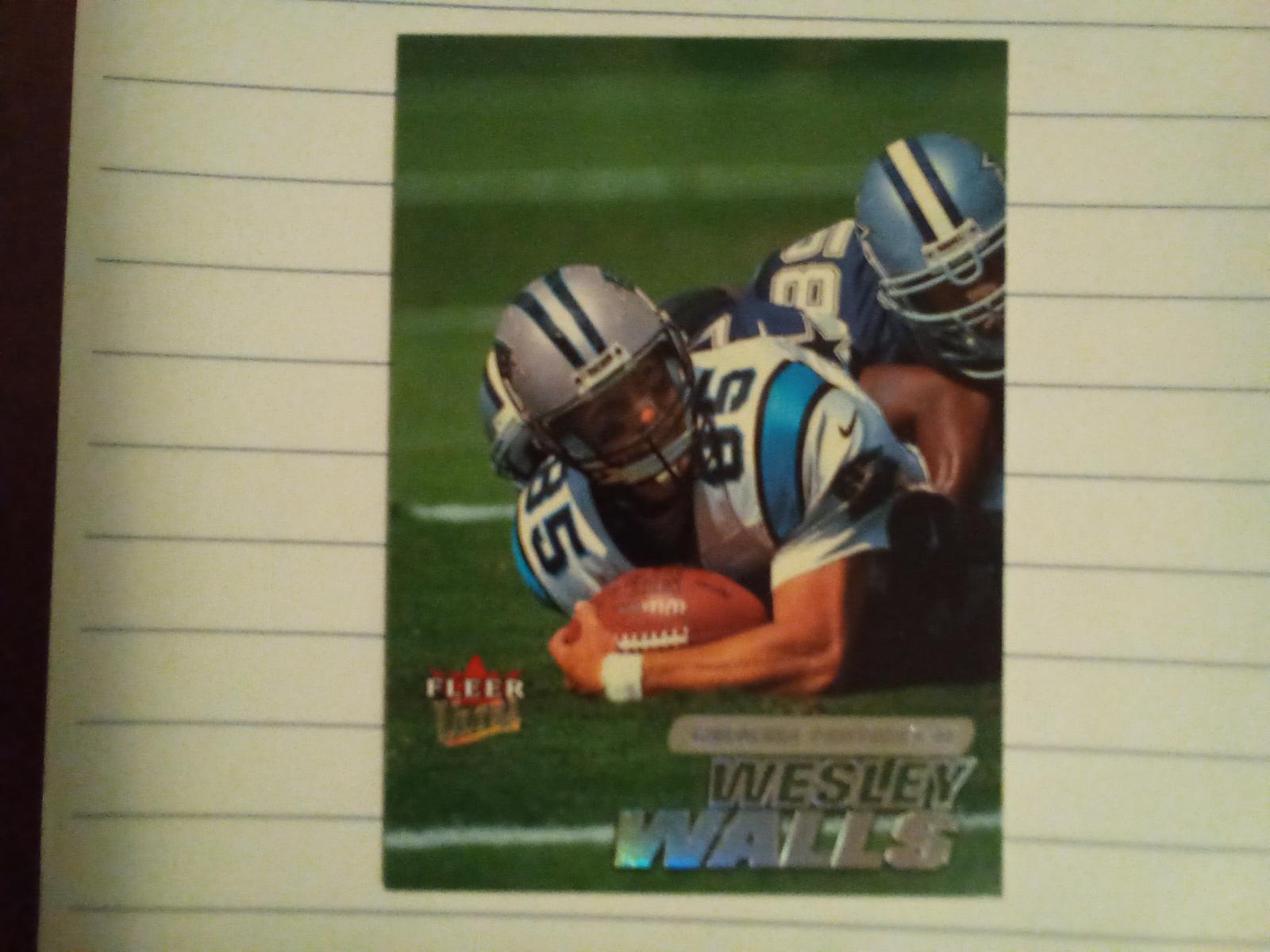 Wesley Walls #163 Football Cards 2001 Ultra