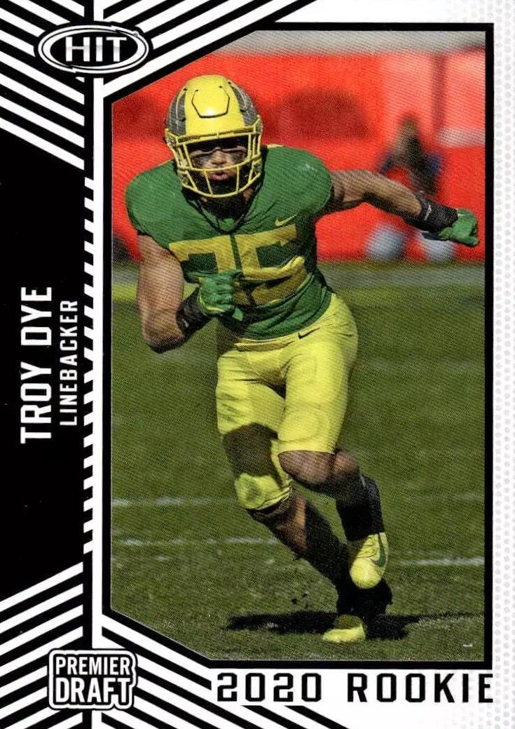 Troy Dye #35 2020 Sage Hit Football