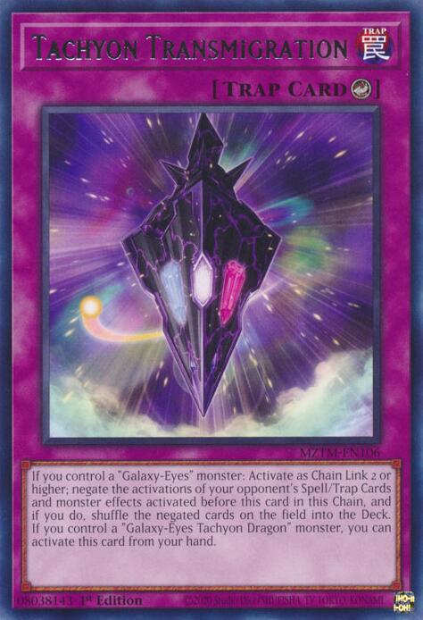 Tachyon Transmigration MZTM-EN106 YuGiOh Maze of the Master