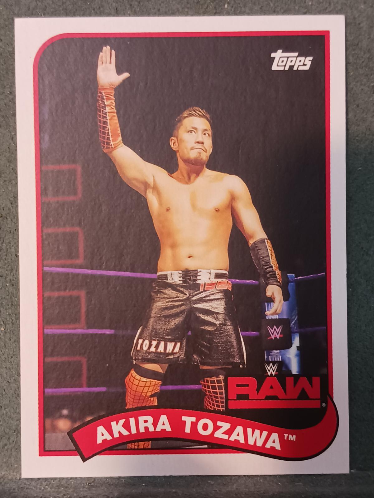 Akira Tozawa #2 Wrestling Cards 2018 Topps WWE Heritage