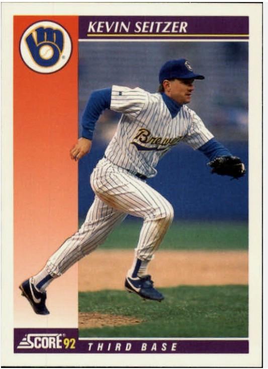 Kevin Seitzer #2T 1992 Score Rookie & Traded Baseball