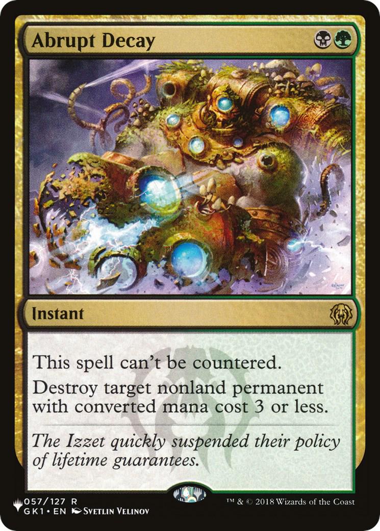 Abrupt Decay #57 Magic The List Reprints