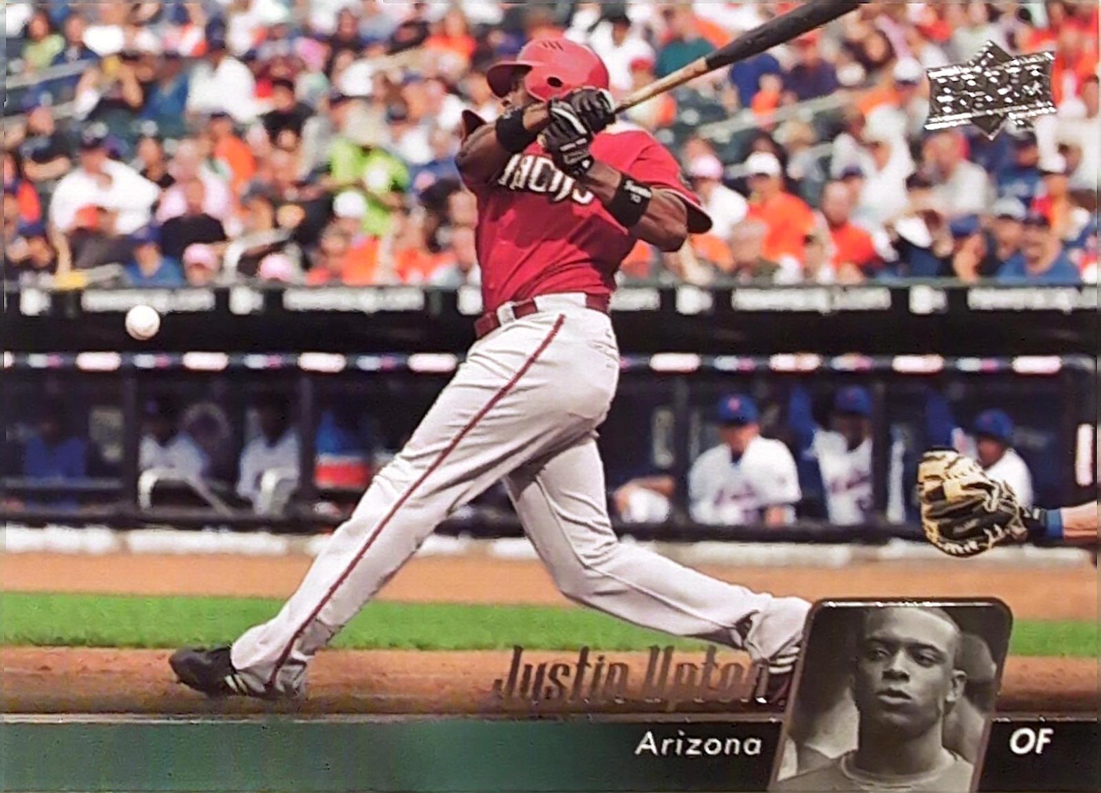 Justin Upton #42 Baseball Cards 2010 Upper Deck