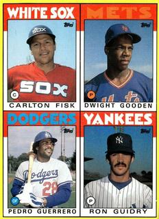 Carlton Fisk / Dwight Gooden / Pedro Guerrero / Ron Guidry