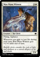 Wax-Wane Witness [Foil] #39