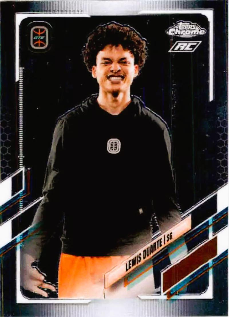 Lewis Duarte #78 2021 Topps Chrome Ote Overtime Elite Basketball