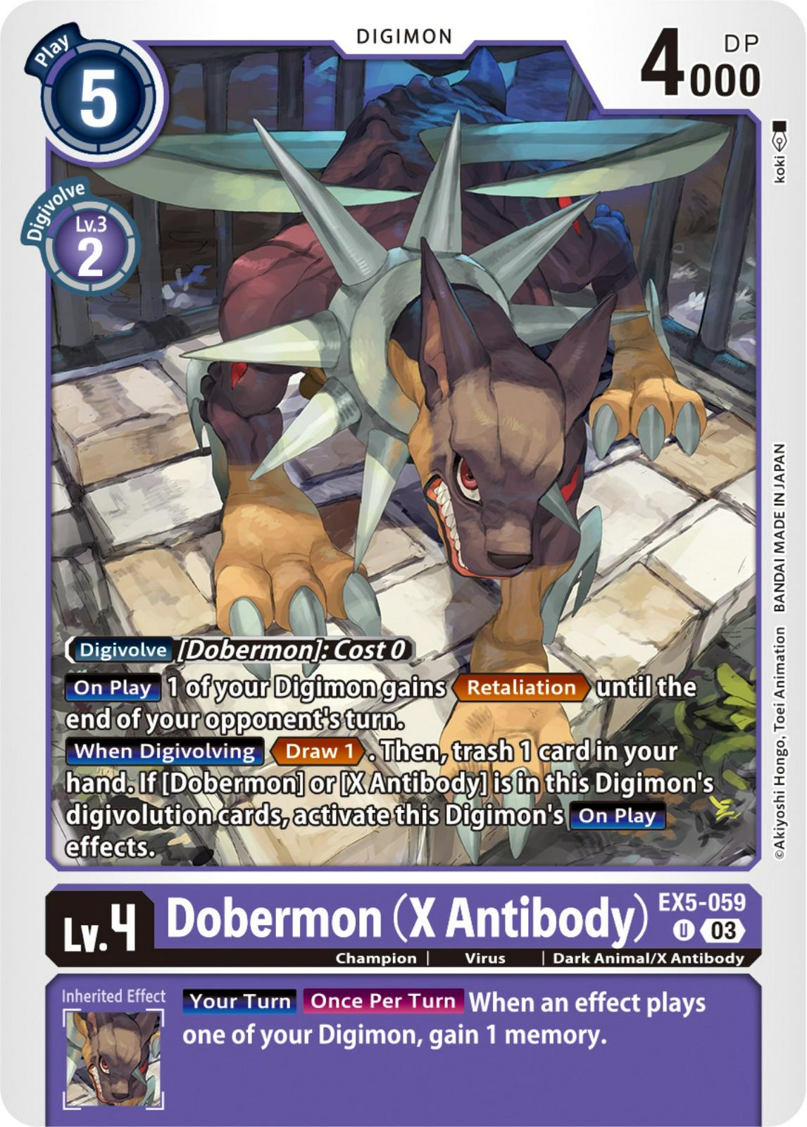 Dobermon front