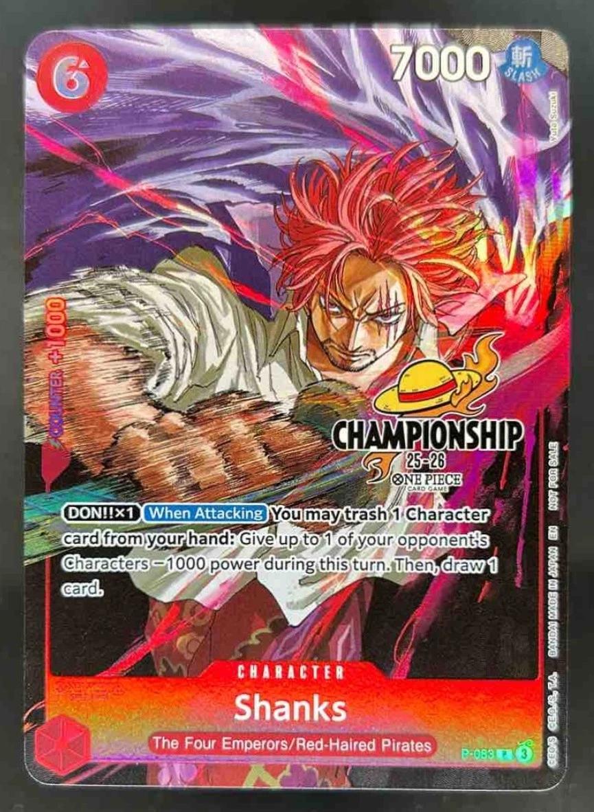 shanks one piece card game ONE PIECE CARD GAME BONUS EXCLUSIVE SHANKS from WEEKLY SHONEN JUMP 45 –  JumpIchiban main image 0