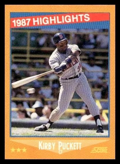 Kirby Puckett #653 Baseball Cards 1988 Score