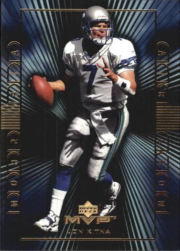 Jon Kitna #AS6 Football Cards 2000 Upper Deck MVP Air Show