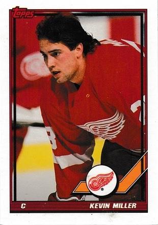 Kevin Miller #125 1991-92 Topps Hockey