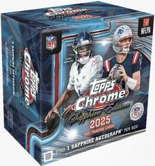 Hobby Box Prices | 2025 Topps Chrome Sapphire | Football Cards