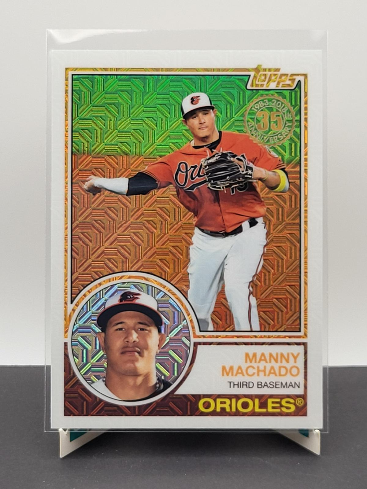 Manny Machado #9 Baseball Cards 2018 Topps Silver Pack 1983 Chrome Promo