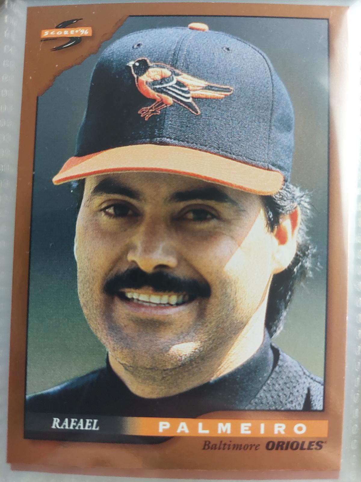 Rafael Palmeiro #30 1996 Score Dugout Collection Baseball