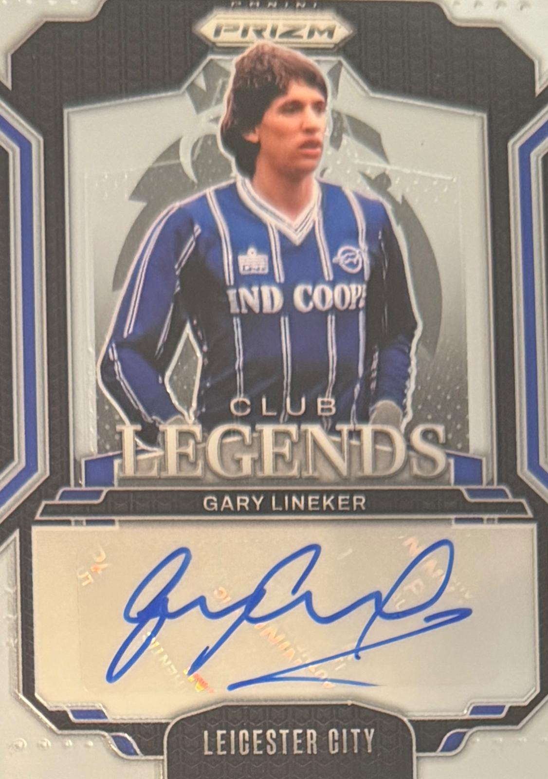 Gary Lineker #IS-GL 2023 Panini Impeccable Premier League Stars