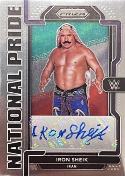 Iron Sheik #NP-ISH Wrestling Cards 2022 Panini Chronicles WWE National Pride Signatures