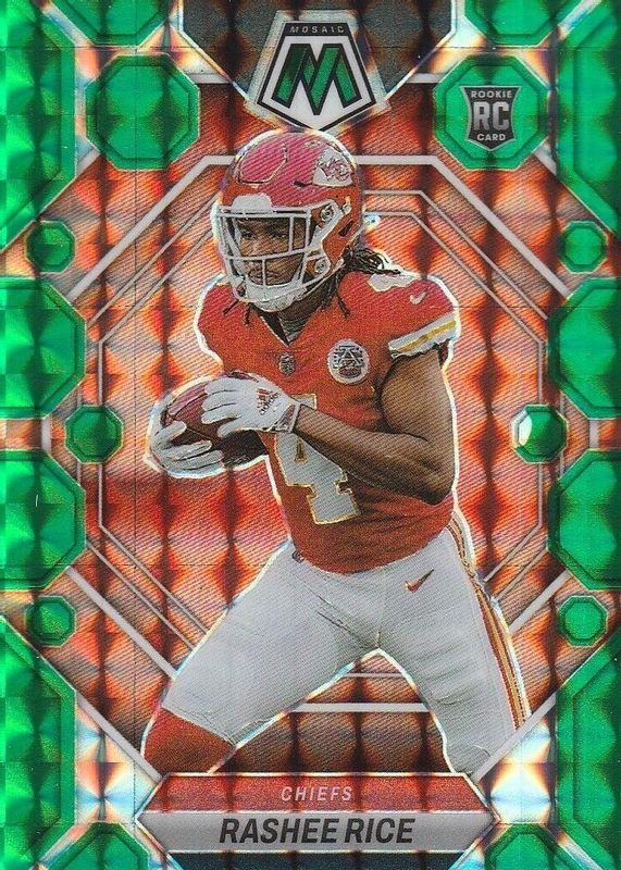 Rashee Rice [Green] #357 Prices [Rookie] | 2023 Panini Mosaic ...