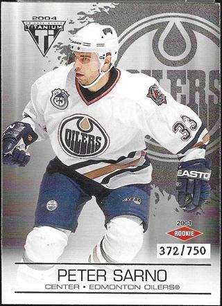 Peter Sarno #120 2003 Pacific Private Stock Titanium Hockey