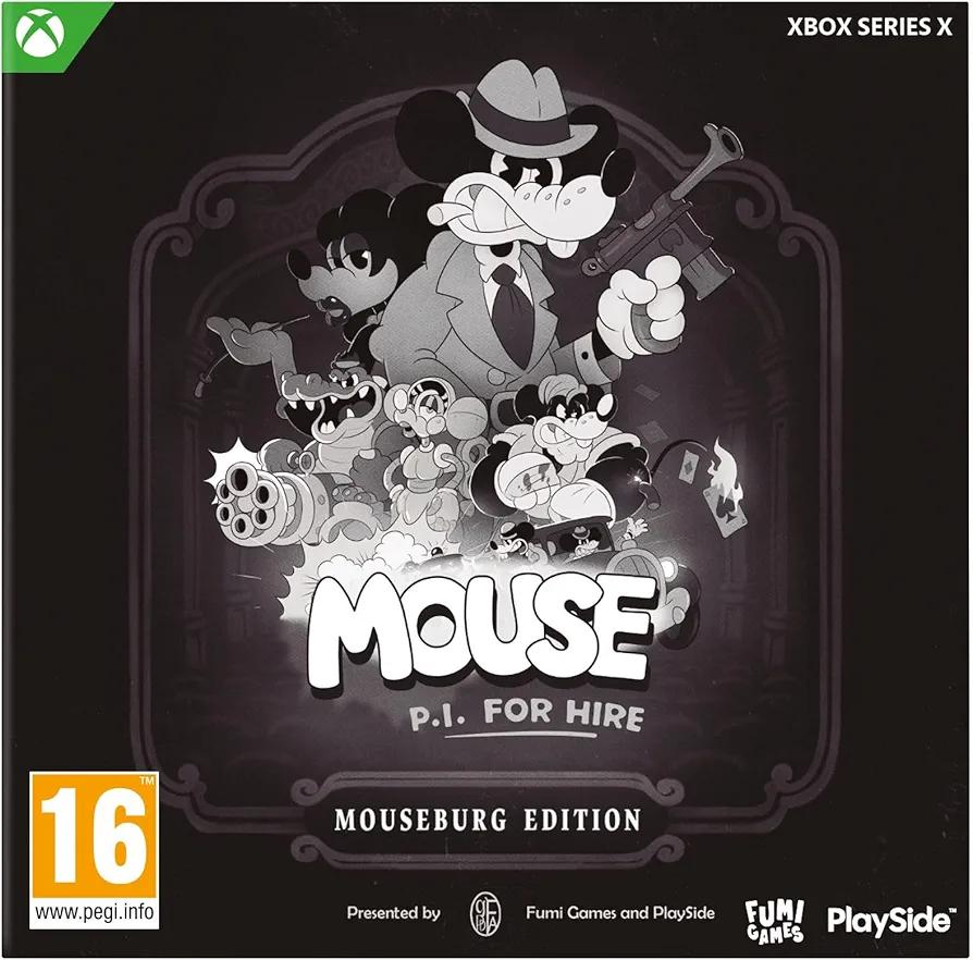 Carátula de MOUSE: P.I. For Hire Mouseburg Edition para Xbox Series X (edición PAL España)