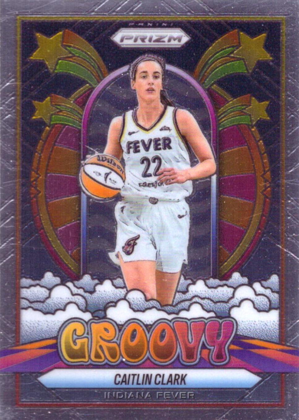 Caitlin Clark #10 Prices | 2025 Panini Prizm WNBA Groovy