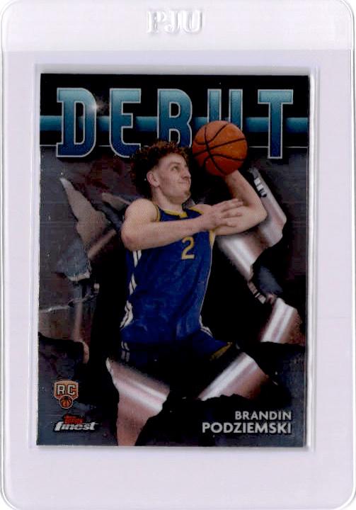 Brandin Podziemski #D-11 Basketball Cards 2023 Topps Finest Debut
