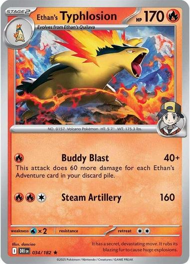 Ethan's Typhlosion #34 Cover Art