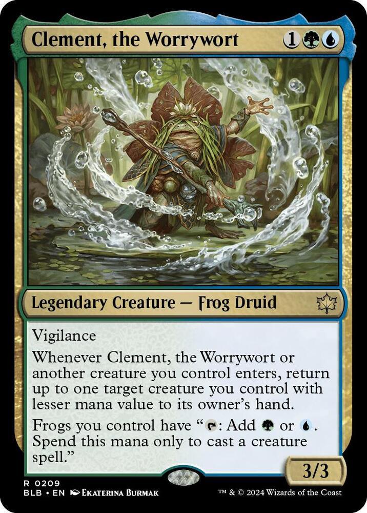 Clement, the Worrywort (Magic Bloomburrow)