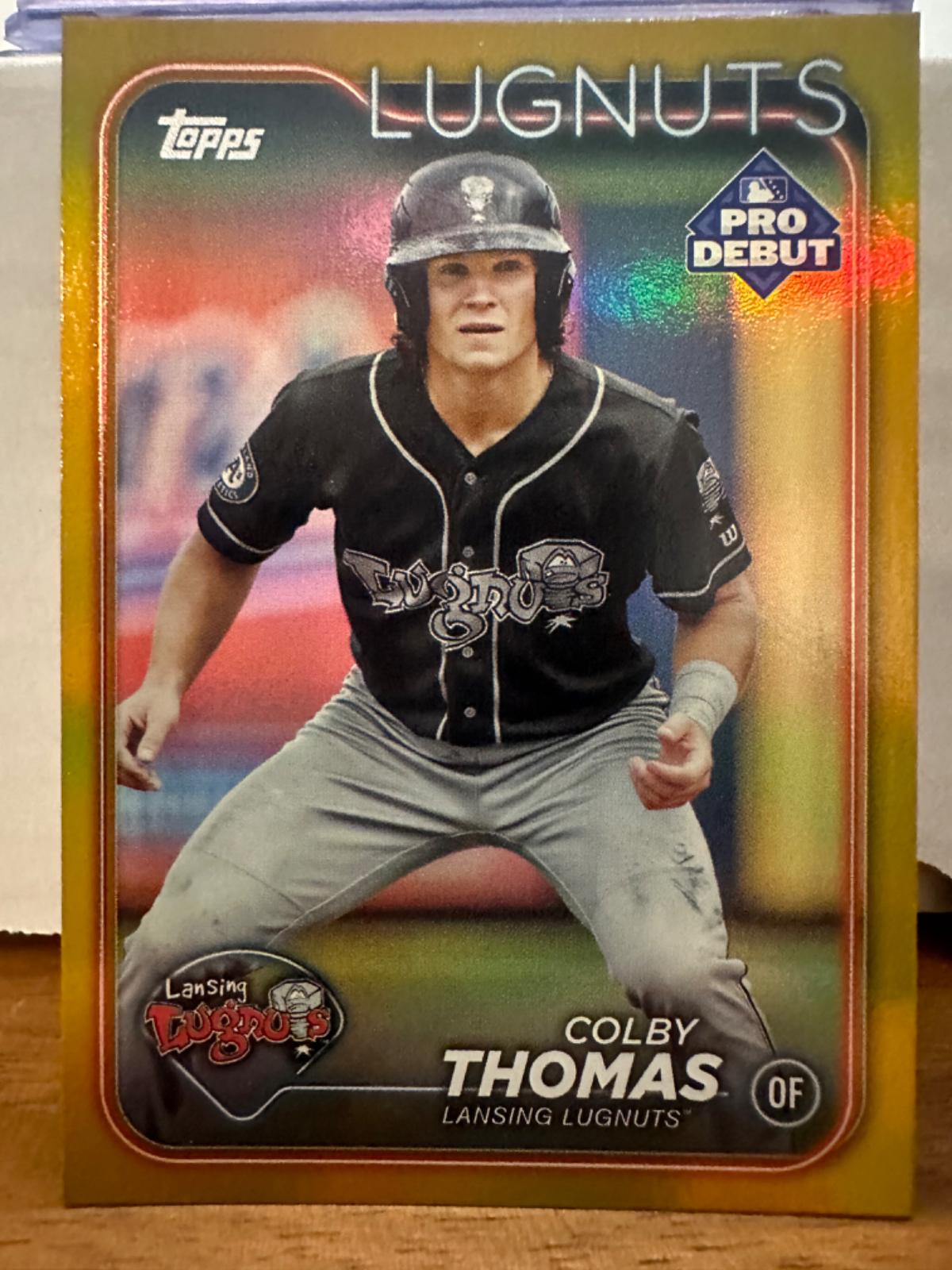 Colby Thomas [Gold Foil] #PD-79 Prices | 2024 Topps Pro Debut 