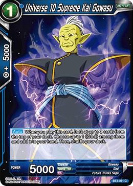 Universe 10 Supreme Kai Gowasu BT2-061 Dragon Ball Super Union Force