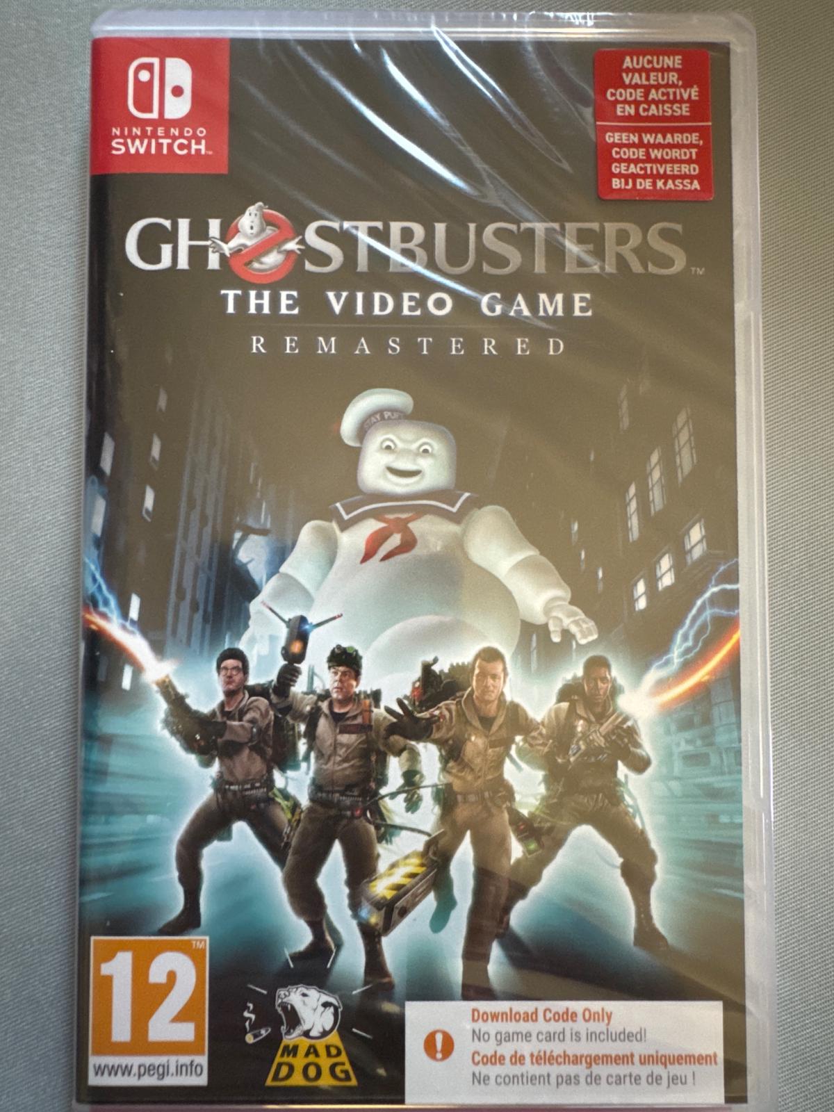 Carátula de Ghostbusters: The Video Game Remastered para Switch (edición PAL España)