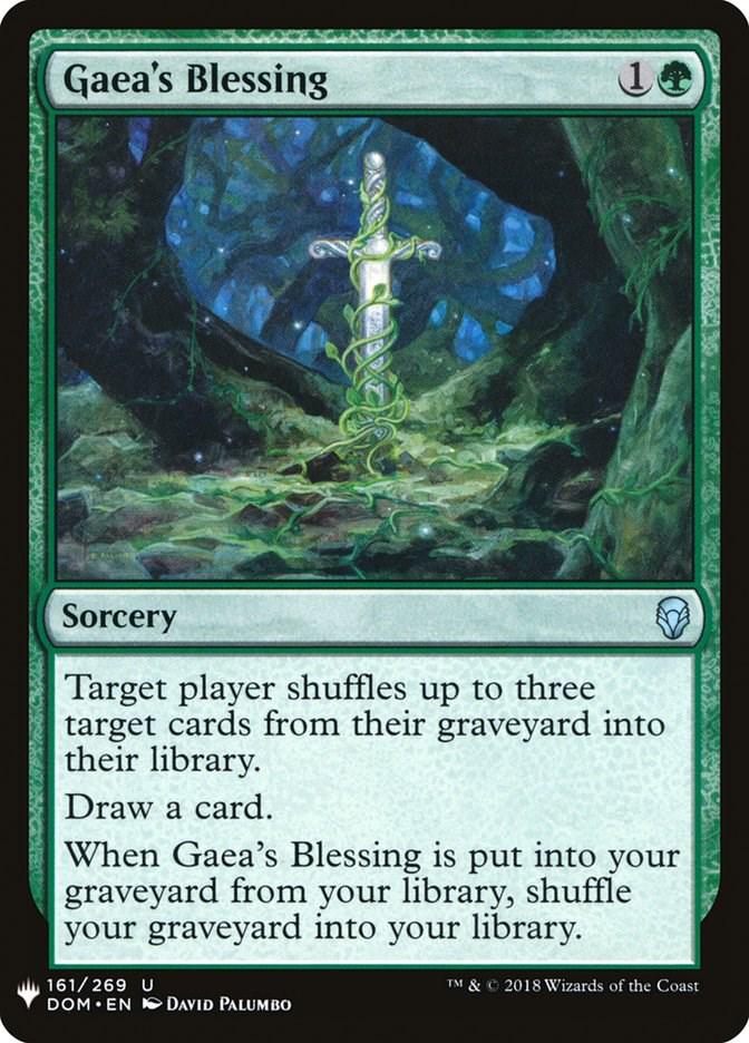 Gaea's Blessing #161 Magic The List Reprints