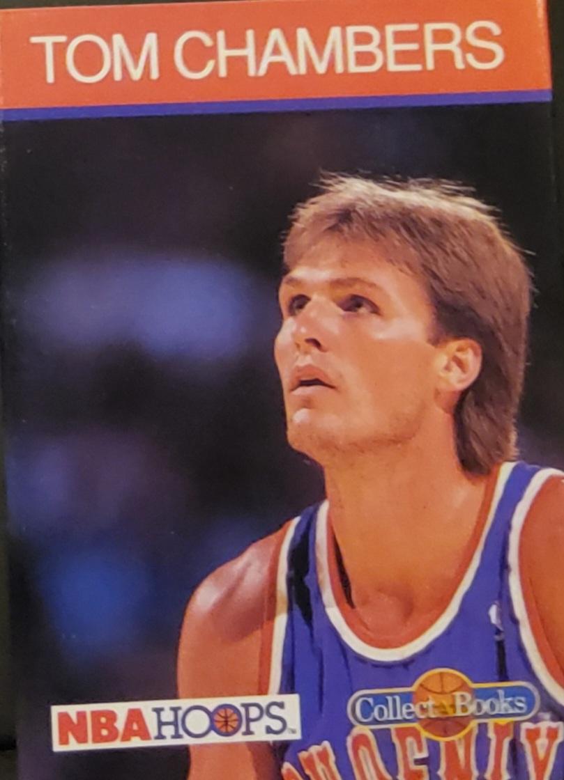 Tom Chambers #2 1990 Hoops Collect A Books Basketball