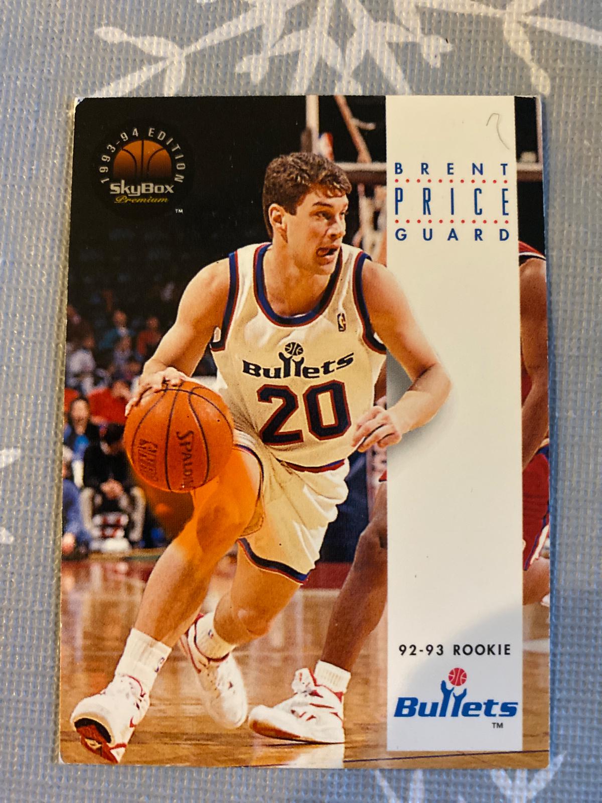 Brent Price #185 Basketball Cards 1993 Skybox Premium