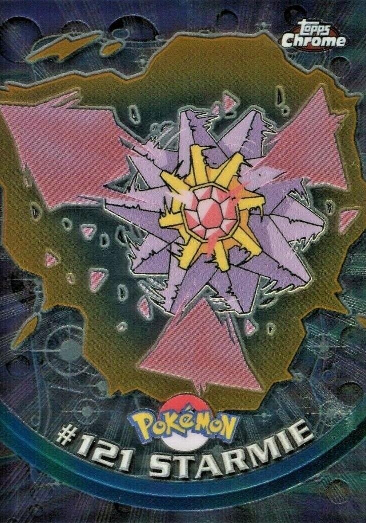 Starmie #121 Pokemon 2000 Topps Chrome