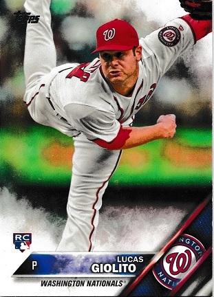 Lucas Giolito #US229 Baseball Cards 2016 Topps Update