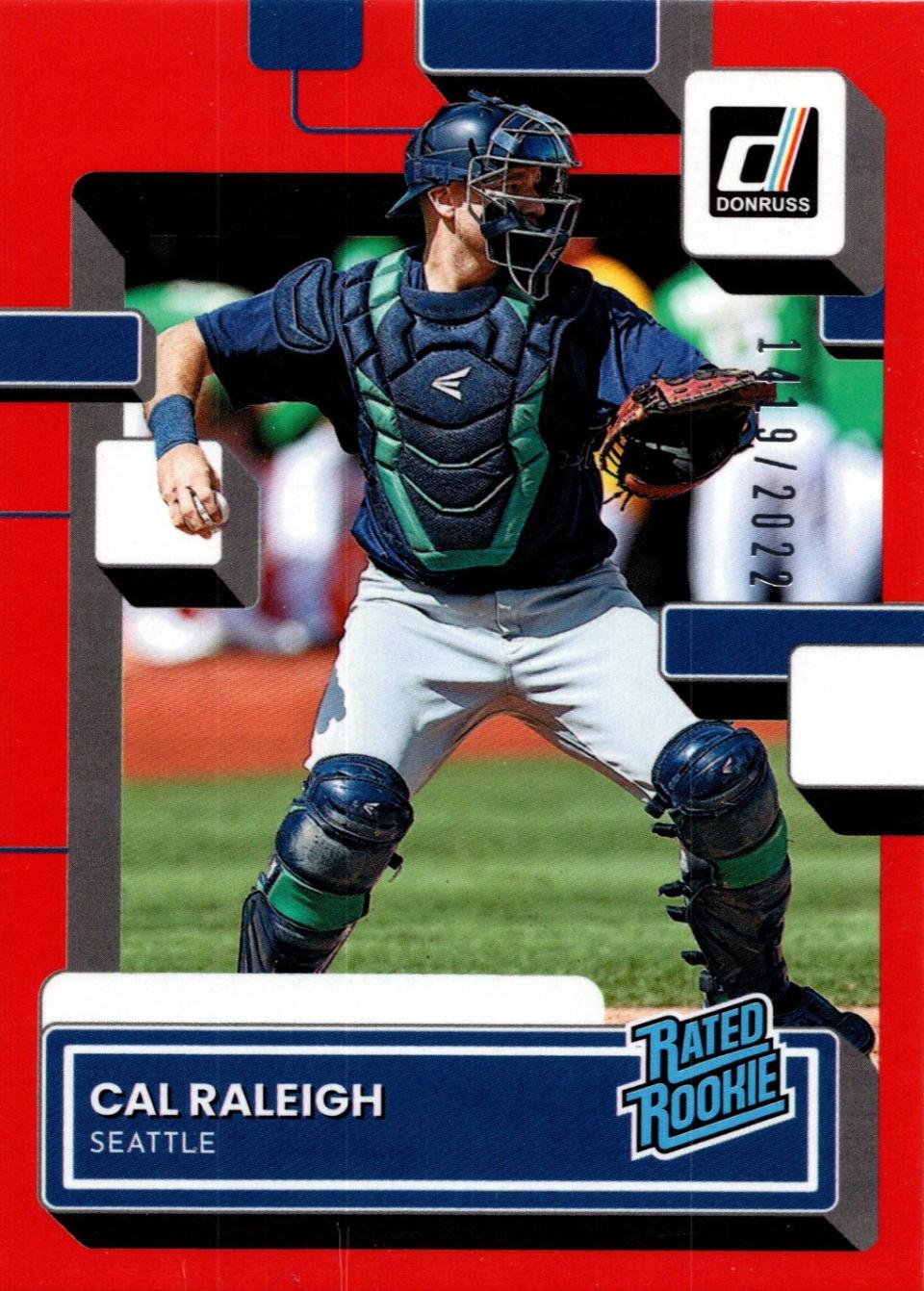 Cal Raleigh [Red] #39 Prices | 2022 Panini Donruss | Baseball Cards