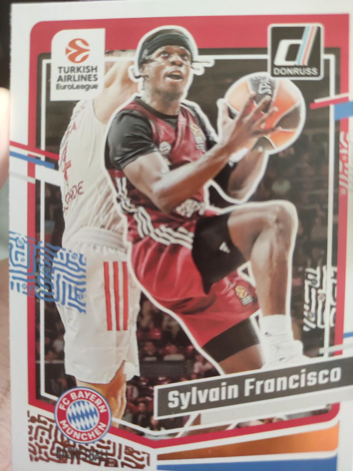 Sylvain Francisco #42 2023 Panini Donruss Euroleague Basketball