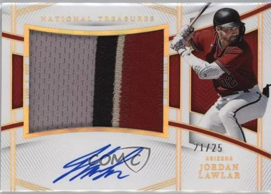 Jordan Lawlar #162 2023 Panini National Treasures Baseball Rookie Material Signatures