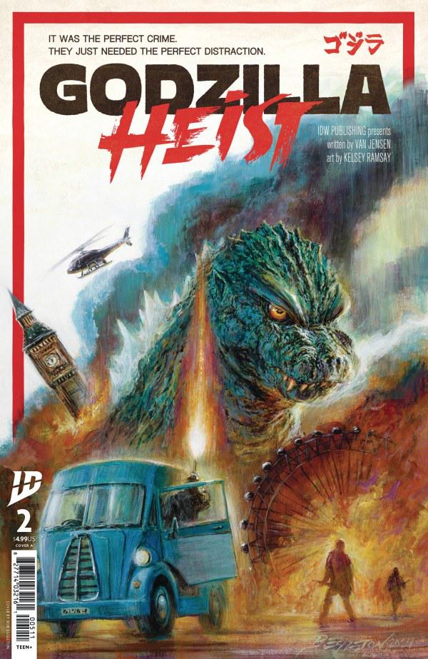 Godzilla: Heist #2 (2025) Comic Books Godzilla: Heist