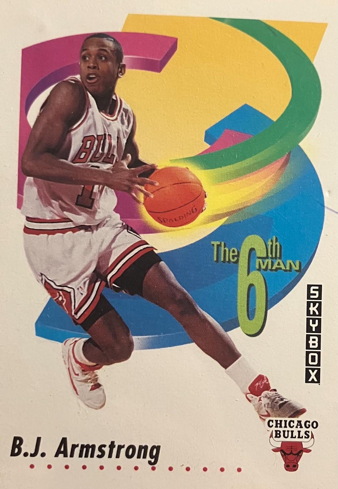 B.J. Armstrong #435 Basketball Cards 1991 Skybox
