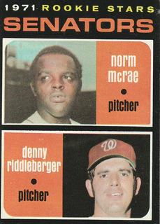 Senators 1971 Rookie Stars
