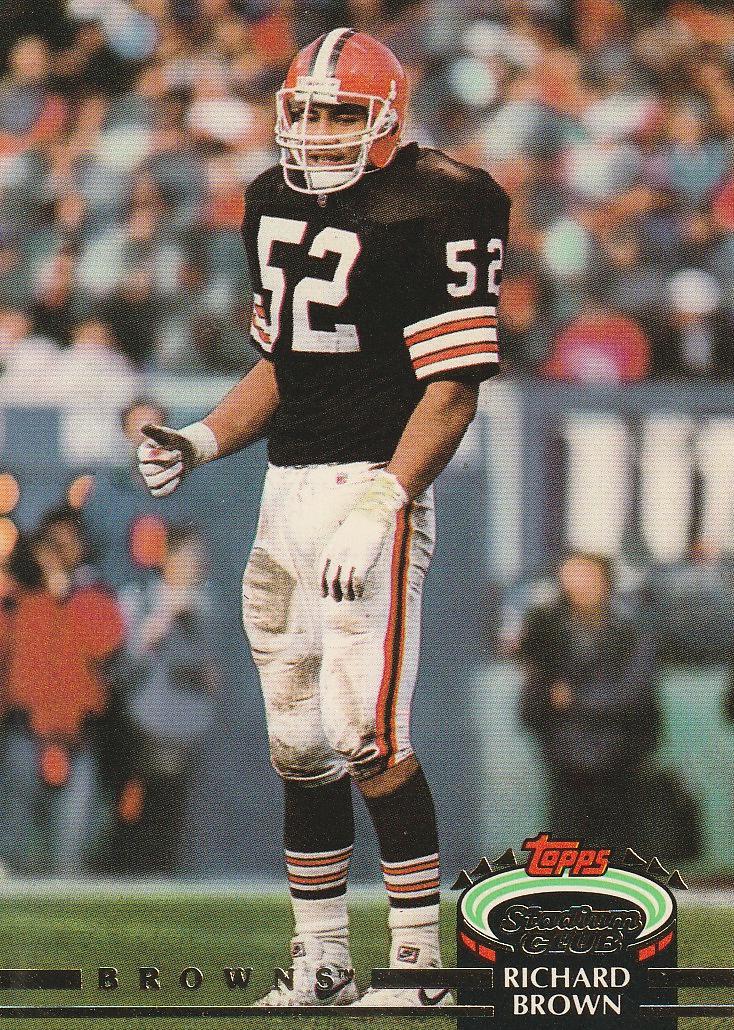 Richard Brown #368 1992 Stadium Club Football