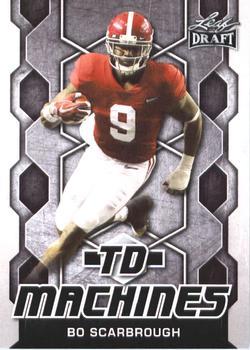 Bo Scarbrough #TD-2 Football Cards 2018 Leaf Draft TD Machines