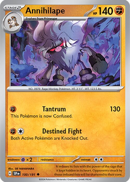 Annihilape #100 Pokemon Surging Sparks