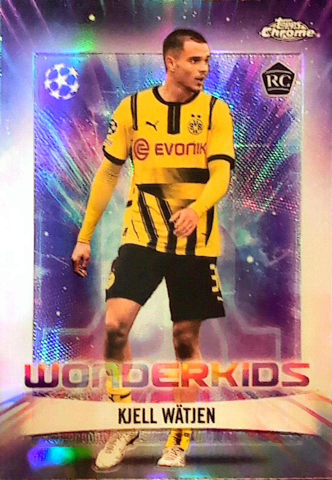 Kjell Watjen #WK-11 Soccer Cards 2024 Topps Chrome UEFA Wonderkids