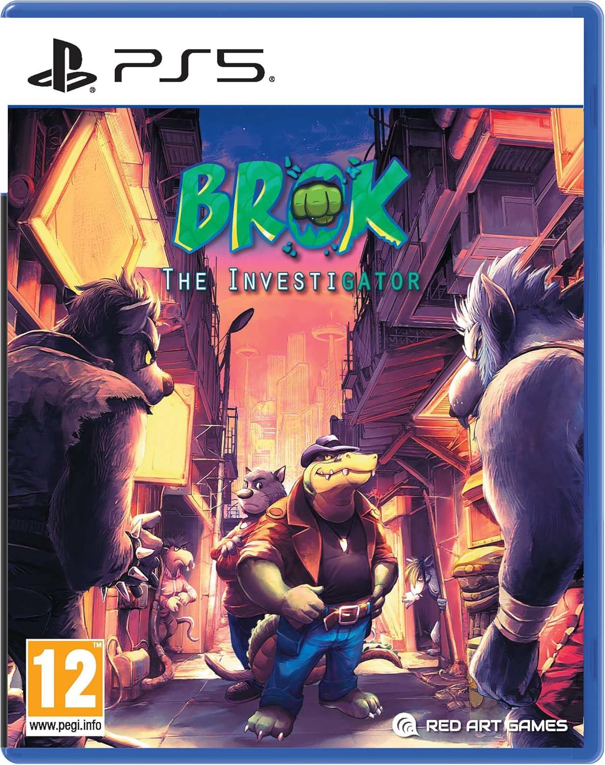 Carátula de Brok: The InvestiGatorr para PS5 (edición PAL España)