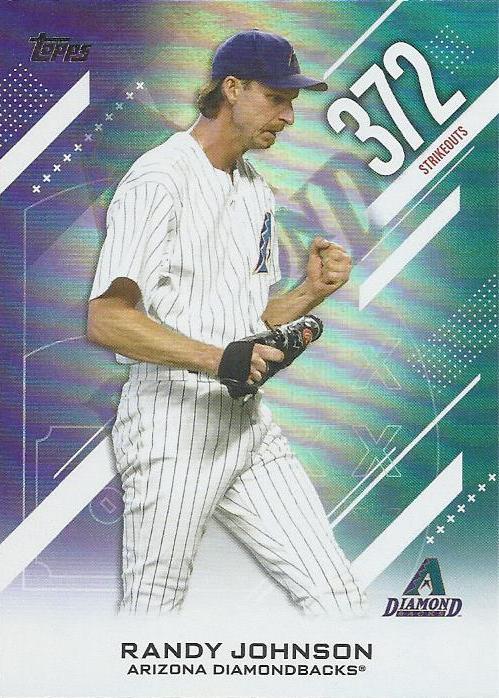 2026 Topps Series 2 Crooked Numbers Randy Johnson #CN-16 card