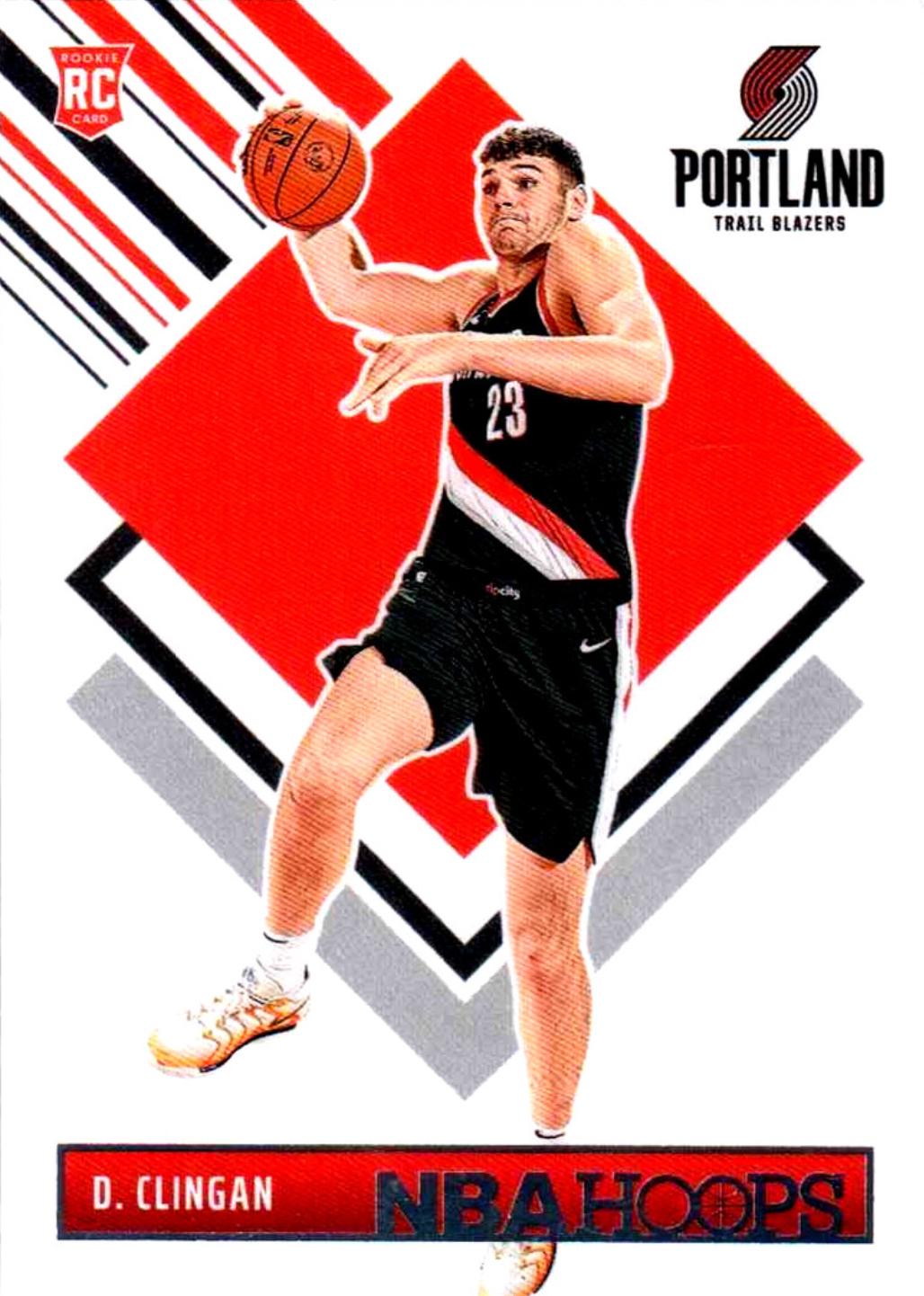 Donovan Clingan #293 Basketball Cards 2024 Panini NBA Hoops