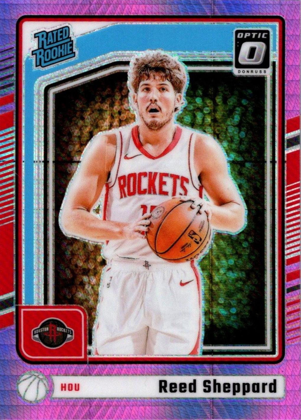 2024 Panini Donruss Optic Reed Sheppard [Hyper Pink] #255 card