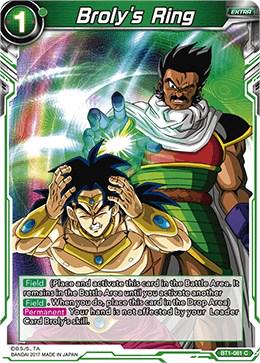 Broly's Ring BT1-081 Dragon Ball Super Galactic Battle